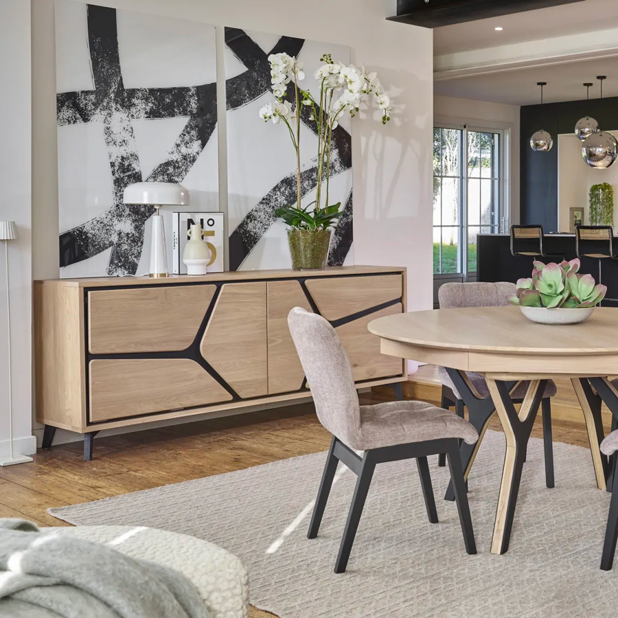 Table ATELIER avec allonges pour salle à manger - Meubles Loizeau